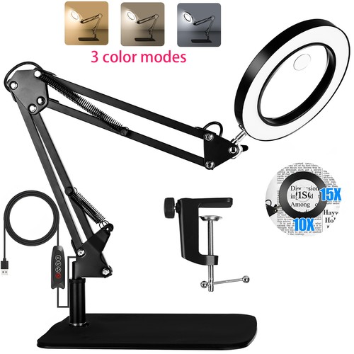 10x 15x large magnifying glass - 15x,